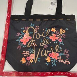 Brand New RARE LeSportsac Tote Hailey Joy Rifle Paper Joie de Vivre Floral